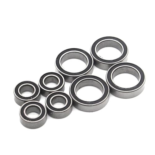 NexaPart RC-Zubehör for HSP 102068 Montieren Kugellager 02138 02139 02079 02080 1/10 Upgrade Teile for 94122 94123 94107 94111 94155 94166 94177 94188(Svart) von NexaPart