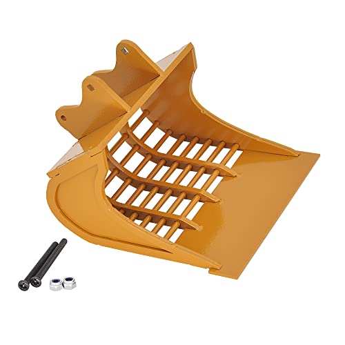 NexaPart RC-Zubehör for Huina Metallgitter-Siebeimer for 1550/1580/ 1592/1593/ 1594 Double E und for Wltoys RC Bagger Upgrade-Sortiereimer(Without Bucket Teeth) von NexaPart