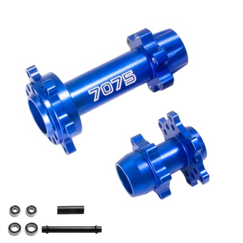 NexaPart RC-Zubehör for LOSI 1/4 Promoto-MX Elektrische Motorrad Aluminium Legierung 7075 Vorder-Und Hinterachsen 262012 RC(Blauw) von NexaPart
