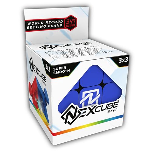 Nexcube 3x3, Zauberwürfel für Spieler ab 8 Jahren, Speed Cube und Magic Cube 3x3 für Speedcuber und Anfänger von Goliath Toys