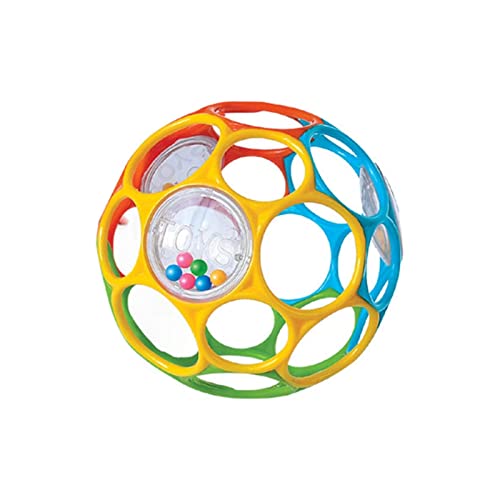 Greifball für Babys, Baby Spielzeug Greifball Oball Klassischer Ball Baby Sensorische Bälle Flexibler und leicht zu handhabender Ball Frühkindliche Lernspielzeuggeschenke für Kinder, 9.5cm von Nexoria