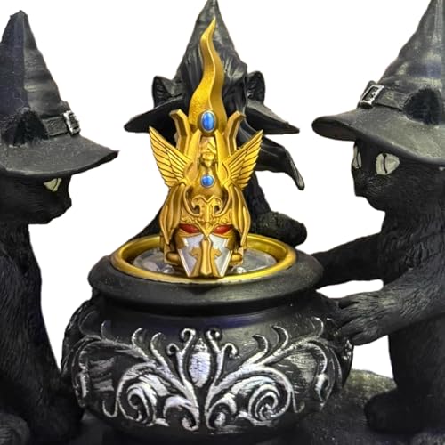 WH 40K 3D-Druck Harz Waffe Legio Custodes Constantin Valdor Helm, 1 Zubehörpaket, kompatibel mit Actionfiguren im Maßstab 1:18, anwendbar für Joytoy Produkte von Next Fig