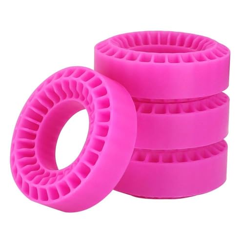 NexusDrive 1,0 -Zoll -Reifen mit Gummi -Einsatzschaum kompatibel mit 55 x 20 mm für 1/18 1/24 Skala RC Crawler Cars Scx24 AX24 Enduro24 Upgrade -Teile für Crawler -Modelle(Lavender) von NexusDrive