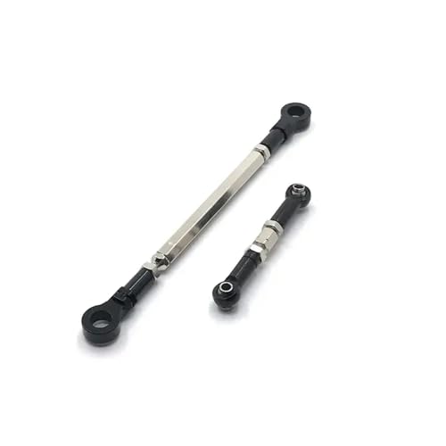 NexusDrive 1/10 RC -Auto -Frontachse -Lenkverbindung Servo Link Stange Metall -Upgrade -Teile, die mit HB -Spielzeugen ZP1001 ZP1002 ZP1003 ZP1004 -Modelle kompatibel sind(Black) von NexusDrive