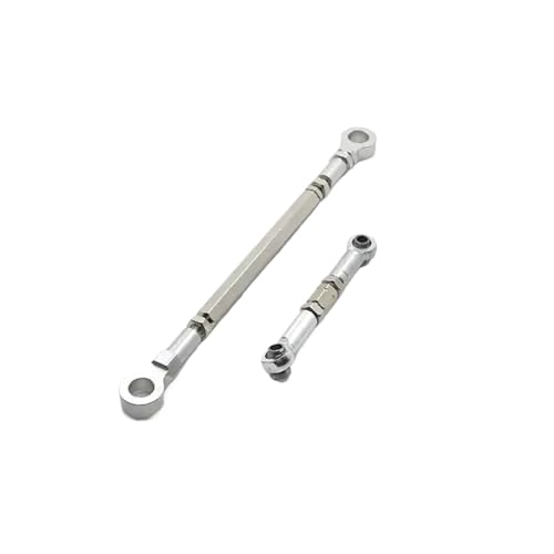 NexusDrive 1/10 RC -Auto -Frontachse -Lenkverbindung Servo Link Stange Metall -Upgrade -Teile, die mit HB -Spielzeugen ZP1001 ZP1002 ZP1003 ZP1004 -Modelle kompatibel sind(Silver) von NexusDrive
