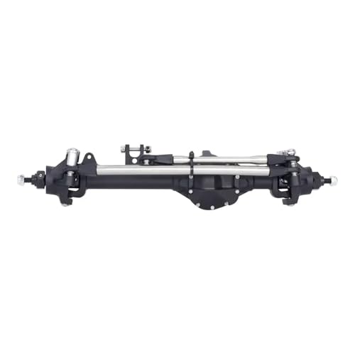 NexusDrive 1/10 RC Crawler Aluminium EIN Stück Achse vorne Heck -Offset gerade kompatibel mit VS4 10 Rock Trucks und ähnlichen Modellen(Front Black) von NexusDrive