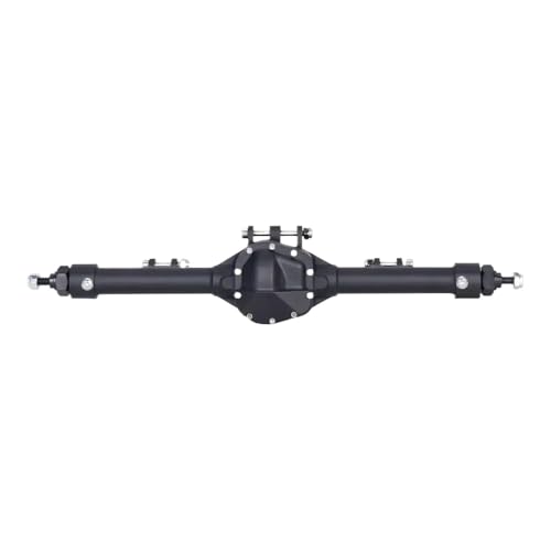 NexusDrive 1/10 RC Crawler Aluminium EIN Stück Achse vorne Heck -Offset gerade kompatibel mit VS4 10 Rock Trucks und ähnlichen Modellen(Rear Black) von NexusDrive
