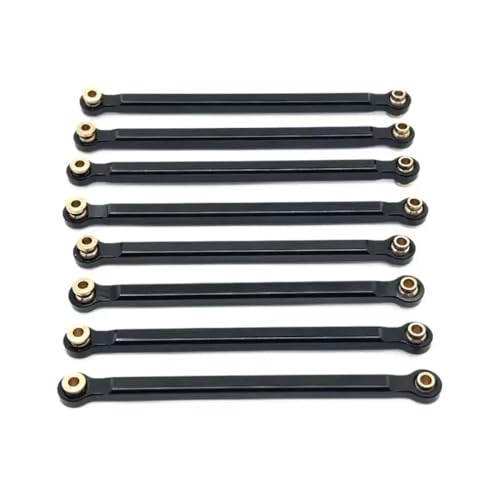 NexusDrive 1/12 MN128 MN86 G500 Metall Chassis Reparing Pull Rod kompatibel mit RC -Auto -Upgrade -Teilen Austausch(Black) von NexusDrive