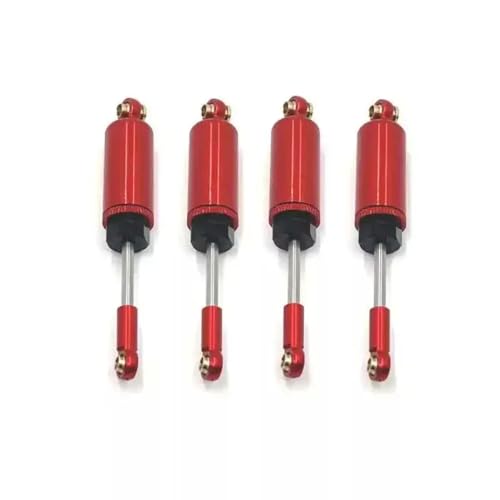NexusDrive 1/14 14209 14210 Metallhydraulikschockdämpfer Set vorderen Heckvergleich mit RC -Auto -Upgrade -Teilen kompatibel(Red) von NexusDrive