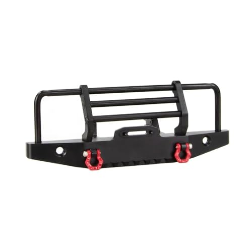 NexusDrive 1/18 RC Crawler Car Metall vorne Heckstoßstange mit Schlepptau -Aufrüstung Teile kompatibel mit 1 18 Scale Off Road Fernbedienung Fahrzeuge(Front) von NexusDrive