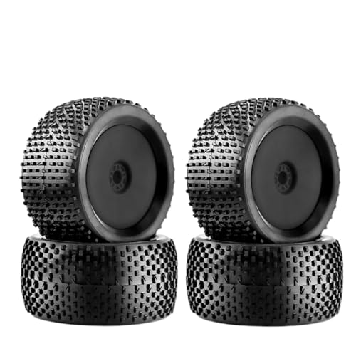 NexusDrive 1/8 RC -Off -Straßen -Rennreifen und Räder 17mm Hex Gummi -Buggy -Reifen kompatibel mit 6S 4WD -Modellen passt zu Talion und ähnlichen Fahrzeugen von NexusDrive