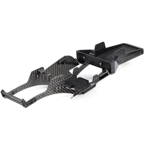 NexusDrive 1 10 Scale RC Rock Crawler Carbon Fiber Chassis Frame mit Bett- und Bootsschiebereignissen, die mit AR44 -Achsen und F10 -Portalachse kompatibel sind(Chassis Kit) von NexusDrive