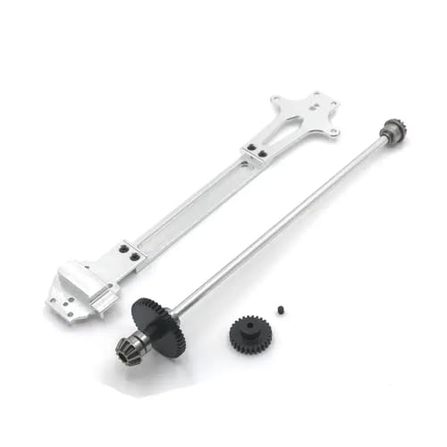 NexusDrive 1 12 Skala RC -Auto -Upgrade -Teile Metall -Platte und zentraler Antriebswelle kompatibel mit Modellen 124016 124017 124018 124019(Silver) von NexusDrive