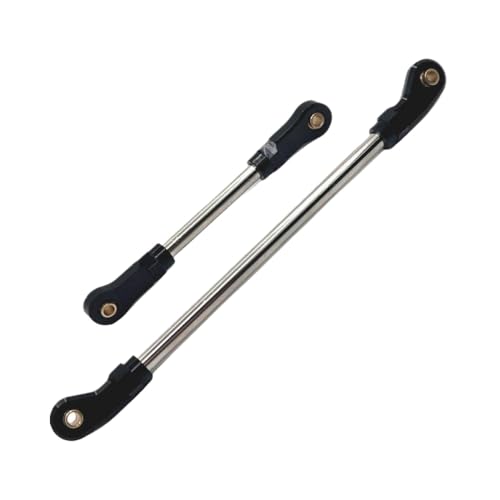NexusDrive 104006 104010 104020 104026 Metalllenker Lenkstange Pull -Stange und Servo -Link -Set kompatibel mit 1 10 -Skala -RC -Autos -Upgrade -Ersatzteilen(Black) von NexusDrive