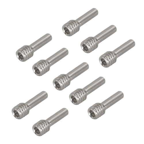 NexusDrive 10pcs M3x12mm M4x12mm Schraubenkit für RC -Auto Stoßfänger und Achsmontagekompatibel mit 1 10 -Skala -Crawler -Modellen(10pcs M4) von NexusDrive