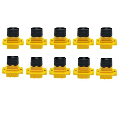 NexusDrive 10pcs XT60E-F XT60H XT60 männlicher weiblicher Stecker Plug-Draht für RC-Drohnen Flugzeug Lipo kompatibel mit den Verbindungsteilen der XT60-Serie(10pc XT60E-F XT60H-M) von NexusDrive