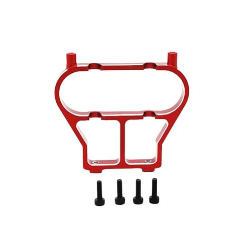 NexusDrive 14211 RC -Auto Stoßfängerhalterungshalterung Metall vorne Heck -Upgrade -Teile für 1 14 -Skala -RC -Modelle, die mit ähnlichen Fahrzeugen kompatibel sind(Rear Red) von NexusDrive
