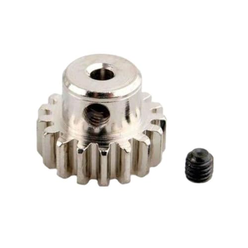 NexusDrive 17T 17 Zahn Metallmotor Getriebe Ersatzteil kompatibel mit 1/18 RC -Autos im Maßstab, einschließlich A949 A959 A969 A979 K929 Modelle Ersatzteil für Fernbedienungsfahrzeuge(Silver) von NexusDrive