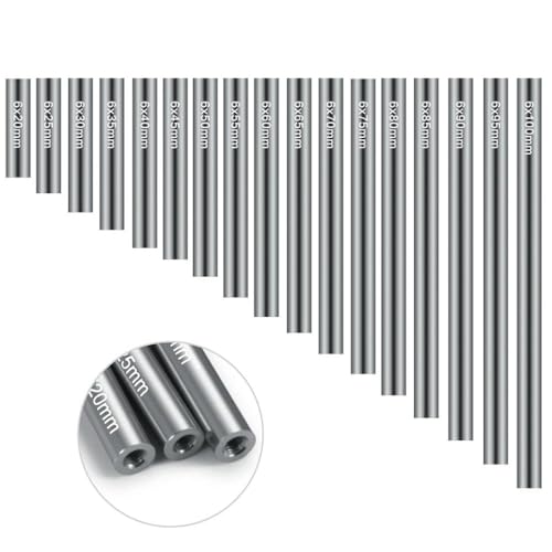NexusDrive 17pcs Aluminium Link Stange 20 mm bis 100 mm für 1 10 Skala RC Crawler Car Upgrade -Teile, die mit verschiedenen Crawler -Modellen kompatibel sind(Titanium) von NexusDrive