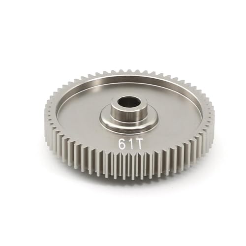 NexusDrive 1PCS 55T 58T 61T Geschwindigkeitsspurgetriebe 51004 53665 kompatibel mit 1 10 Skala RC CAR TT01 TT 01 Upgrade -Teilezubehör in rot(61T) von NexusDrive