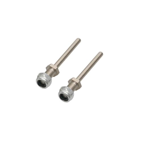 NexusDrive 1Pair D3 D4 D5 D6 Fahrradradwelle M4 M5 M6 M8 Stahlachse mit Muttern kompatibel mit RC -Flugzeugmodell -DIY -Teilen kompatibel(D3xM5xL40) von NexusDrive