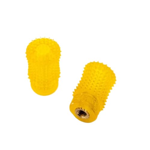 NexusDrive 1Pair M4 Joystick -Cover -Stick Enden für RC -Drohnen -Sender kompatibel mit Radiomaster TX16 X12S Boxer und ähnliche Fernbedienungs -Steckerschutzzubehör(M4 Yellow) von NexusDrive