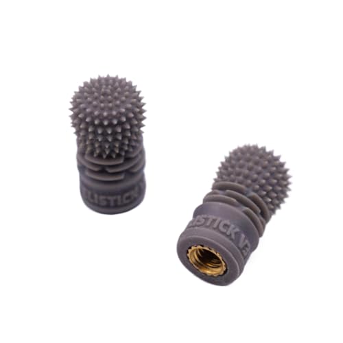 NexusDrive 1Pair V3 M3 Fernbedienungsstock -Stick Enden Joystick -Hebel -Rocker -Kappe kompatibel mit -Sendern wie Jumper T20 und Radiomaster TX12 Drohnenzubehör(M3 Gray) von NexusDrive