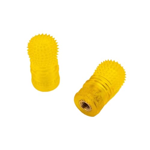NexusDrive 1Pair V3 M3 Fernbedienungsstock -Stick Enden Joystick -Hebel -Rocker -Kappe kompatibel mit -Sendern wie Jumper T20 und Radiomaster TX12 Drohnenzubehör(M3 Yellow) von NexusDrive