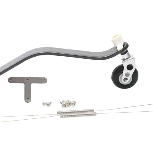 NexusDrive 1Set Carbon Faser-Hackrad-Halterung Fahrrad mit Lenkt-T-Arm für 26 50cc 100 Motor RC Flugzeug Fester Flügelmodellflugzeug kompatibel(100CC) von NexusDrive