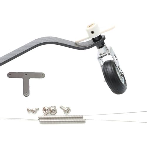 NexusDrive 1Set Carbon Faser-Hackrad-Halterung Fahrrad mit Lenkt-T-Arm für 26 50cc 100 Motor RC Flugzeug Fester Flügelmodellflugzeug kompatibel(50CC) von NexusDrive