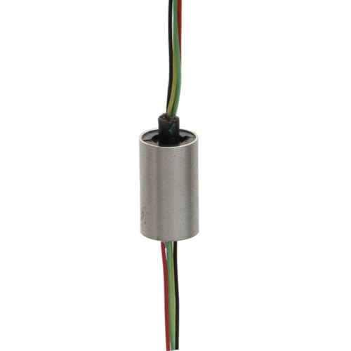 NexusDrive 1pcs 1-2A 4Ch 6Ch leitfähiger Schlupfring 360 Grad Drehdurchmesser 5,5 mm 6 mm 8 mm mit AWG28-Drahtverkompatibel mit Drone-Kollektorringen elektrischer Stecker(Dia. 5.5mm 4CH) von NexusDrive