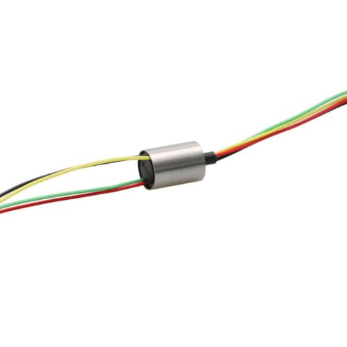 NexusDrive 1pcs 1-2A 4Ch 6Ch leitfähiger Schlupfring 360 Grad Drehdurchmesser 5,5 mm 6 mm 8 mm mit AWG28-Drahtverkompatibel mit Drone-Kollektorringen elektrischer Stecker(Dia. 8mm 4CH) von NexusDrive