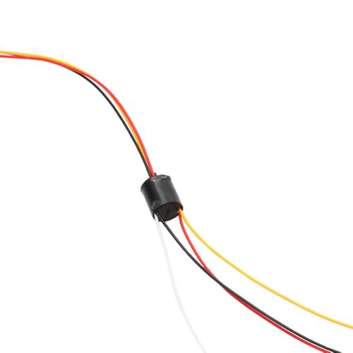 NexusDrive 1pcs 8,5 mm Schlupfring 4 6 8 12 Kanal 1A Drehende Elektrokollektorring, kompatibel mit Handheld -Geräten RC- und Rotoranwendungen(U Type 8.5mm 4CH) von NexusDrive