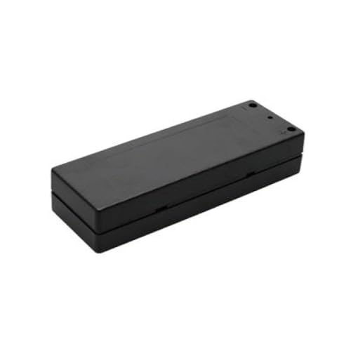 NexusDrive 1pcs Kohlefaser -Hardkoffer Schwarzer Hülle 2S Lipo Box Schutzabdeckung DIY -Teile kompatibel mit RC Aircraft 1 8 1 10 Modellmodellautos(External Wiring) von NexusDrive