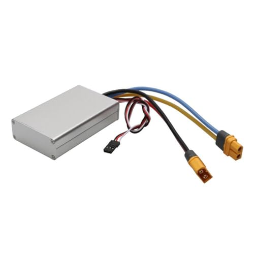 NexusDrive 1pcs bidirektional gebürstete Esc Motor Speed Controller 60A 24 V 36 V 48 V 3S-13s mit XT60-Stecker kompatibel mit RC Electric Cars Crawler-Fahrzeugen(ESC with XT60 Plug) von NexusDrive