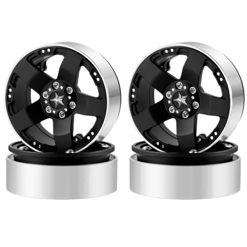 NexusDrive 2,2 -Zoll -Radrunden -Hubs, die mit 1 10 -Skala -RC -Rock -Crawlern und 4WD -Modellen wie Wraith 90034 und TRX6 für 2,2 -Zoll -Reifen kompatibel sind(4PCS) von NexusDrive