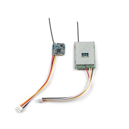 NexusDrive 2,4 g 200 mW drahtloser Video-Audio-Sender- und Empfängermodul 3.3-5.5 V 23 dBm FPV-Drohnen-kompatible Sender-Montage-Kits für RC-Modellfahrzeuge(Transmitter Receiver) von NexusDrive