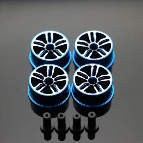 NexusDrive 20 5 mm Mitteldurchmesser Leichte Räder hausgemachte Teile mit farbigen Rädern 4WD Aluminiumscheibe Universal Fit kompatibel(Blue) von NexusDrive