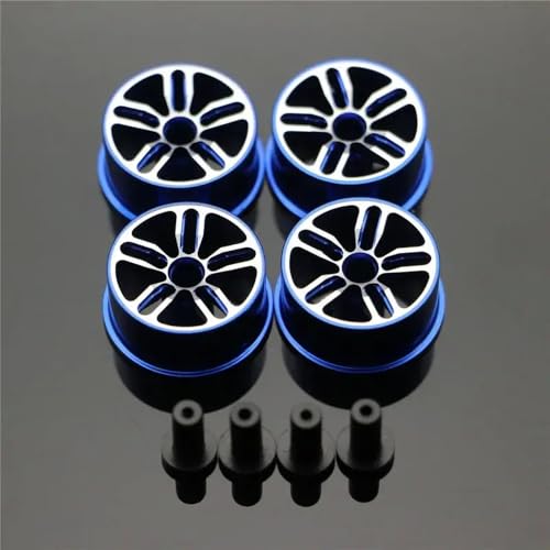 NexusDrive 20 5 mm Mitteldurchmesser Leichte Räder hausgemachte Teile mit farbigen Rädern 4WD Aluminiumscheibe Universal Fit kompatibel(Blue2) von NexusDrive