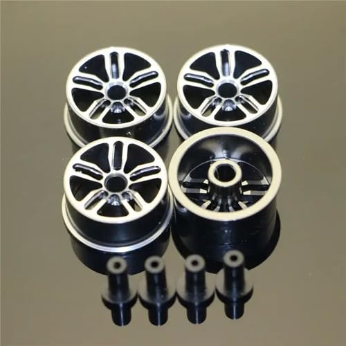 NexusDrive 20 5 mm Mitteldurchmesser Leichte Räder hausgemachte Teile mit farbigen Rädern 4WD Aluminiumscheibe Universal Fit kompatibel(Titanium Color) von NexusDrive