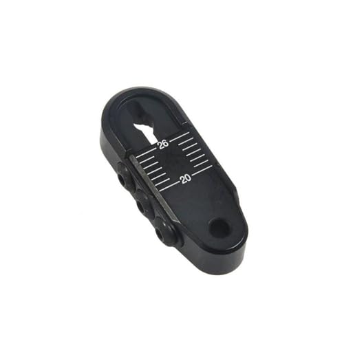 NexusDrive 25T Lenksservo Arm Horn kompatibel mit 1 10 Skala RC Crawler Cars Servo -Upgrade -Teile passt zu TRX6 und ähnlichen Modellen(Type C-Black 20-26) von NexusDrive