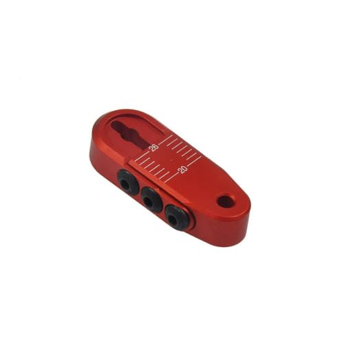 NexusDrive 25T Lenksservo Arm Horn kompatibel mit 1 10 Skala RC Crawler Cars Servo -Upgrade -Teile passt zu TRX6 und ähnlichen Modellen(Type C-Red 20-26) von NexusDrive