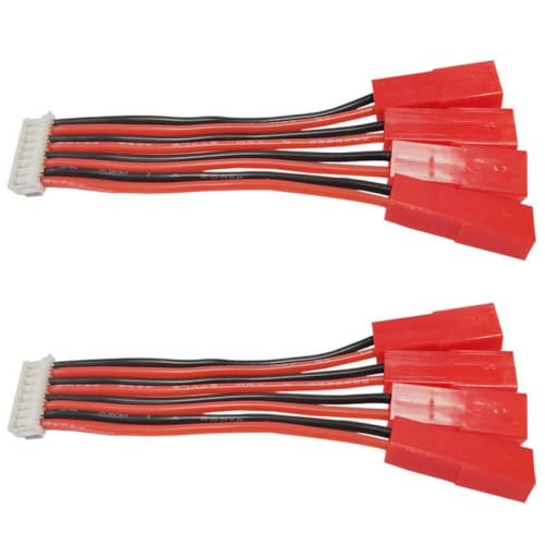 NexusDrive 2PCS ZH1 5 8P bis JST PH1 25 SM -Anschlussadapter 1 bis 4 Bleidraht 50 mm kompatibel mit RC -Flugzeugmotor ESC ELEKTRONISCHE VERBINDUNGSLINE(ZH1.5 8P to JST) von NexusDrive