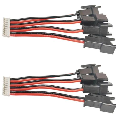 NexusDrive 2PCS ZH1 5 8P bis JST PH1 25 SM -Anschlussadapter 1 bis 4 Bleidraht 50 mm kompatibel mit RC -Flugzeugmotor ESC ELEKTRONISCHE VERBINDUNGSLINE(ZH1.5 8P to SM) von NexusDrive