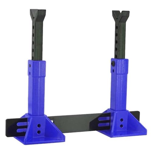 NexusDrive 2pcs Metall -Jackständer für 1 10 Skala RC Crawler Car Accessoires kompatibel mit CC01 D110 TF2 -Modelle Reparaturwerkzeugteile(Blue 2pcs) von NexusDrive