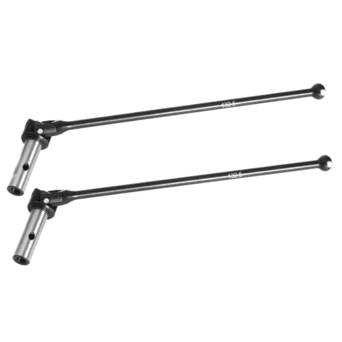 NexusDrive 2pcs Stahl 132,5 mm Antriebswellenantriebswelle kompatibel mit 1 10 -Skala -RC -Auto -Upgrade -Teilen für MP10T -Modell IS213 von NexusDrive