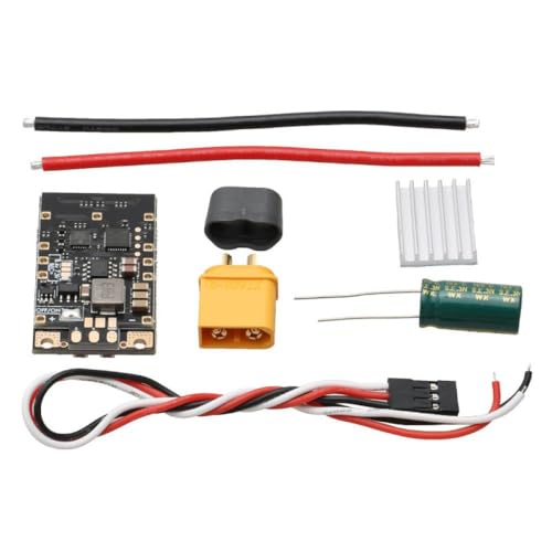 NexusDrive 32-Bit 2-8S 65A AM32 ESC-Binsel-Geschwindigkeits-Controller mit 5,2V5A BEC-Modul für RC-Modelle, die mit Crawler-Autos und Schiffen mit elektronischen Bremsen kompatibel sind(AM32 65A ESC) von NexusDrive