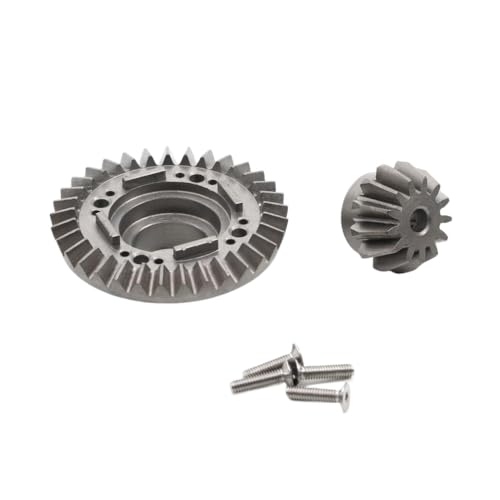 NexusDrive 40cr Stahldifferentialringgetriebe 8578 8579 für 1/7-Skala RC-Wüstenauto kompatibel mit verschiedenen Offroad-Fernbedienungsfahrzeugen(Rear) von NexusDrive