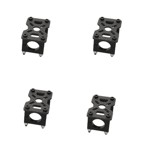 NexusDrive 4Sets 12mm 16 mm 20 mm 22 mm 25 mm 30 mm 30 mm 3K Carbonfaserrohrklemme mit Montageplattenmotor -Basis -Kit für RC -Drohnen Multicopter -Rahmen kompatibel mit Standardmotorbasen(16mm) von NexusDrive