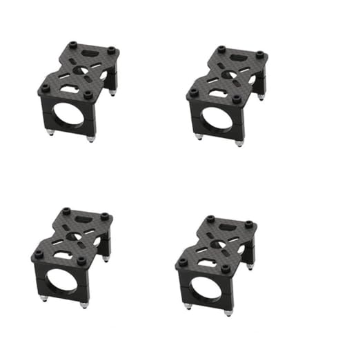 NexusDrive 4Sets 12mm 16 mm 20 mm 22 mm 25 mm 30 mm 30 mm 3K Carbonfaserrohrklemme mit Montageplattenmotor -Basis -Kit für RC -Drohnen Multicopter -Rahmen kompatibel mit Standardmotorbasen(20mm) von NexusDrive